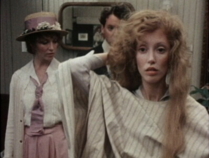 Shelley with blonde hair in Bernice Bobs Her Hair (1976)