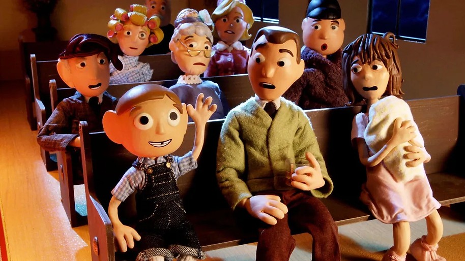 Moral Orel in church