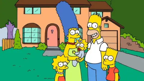 The Simpsons family