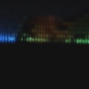 Slow-motion video of a CRT's scan lines drawing Mario.