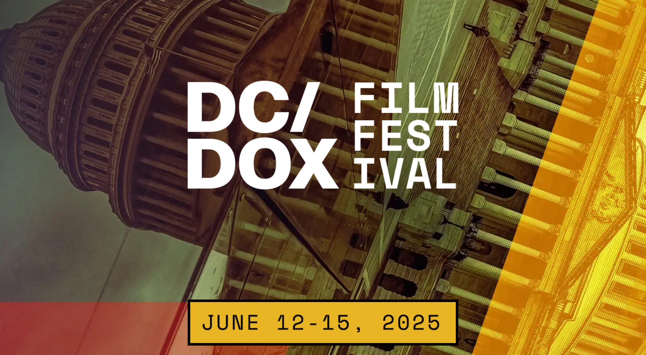 DC/DOX film festival promotional header.