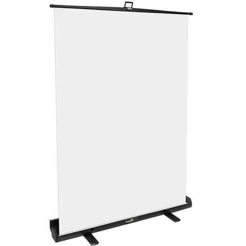 A collapsible white backdrop.