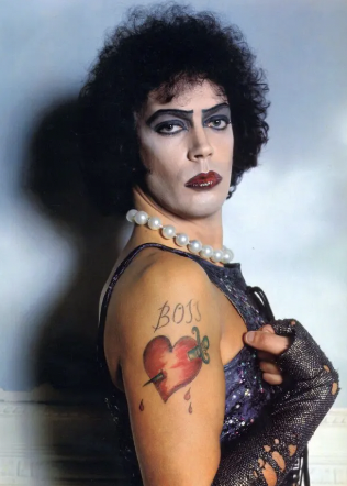 Tim Curry as Frank-N-Furter in The Rocky Horror Picture Show