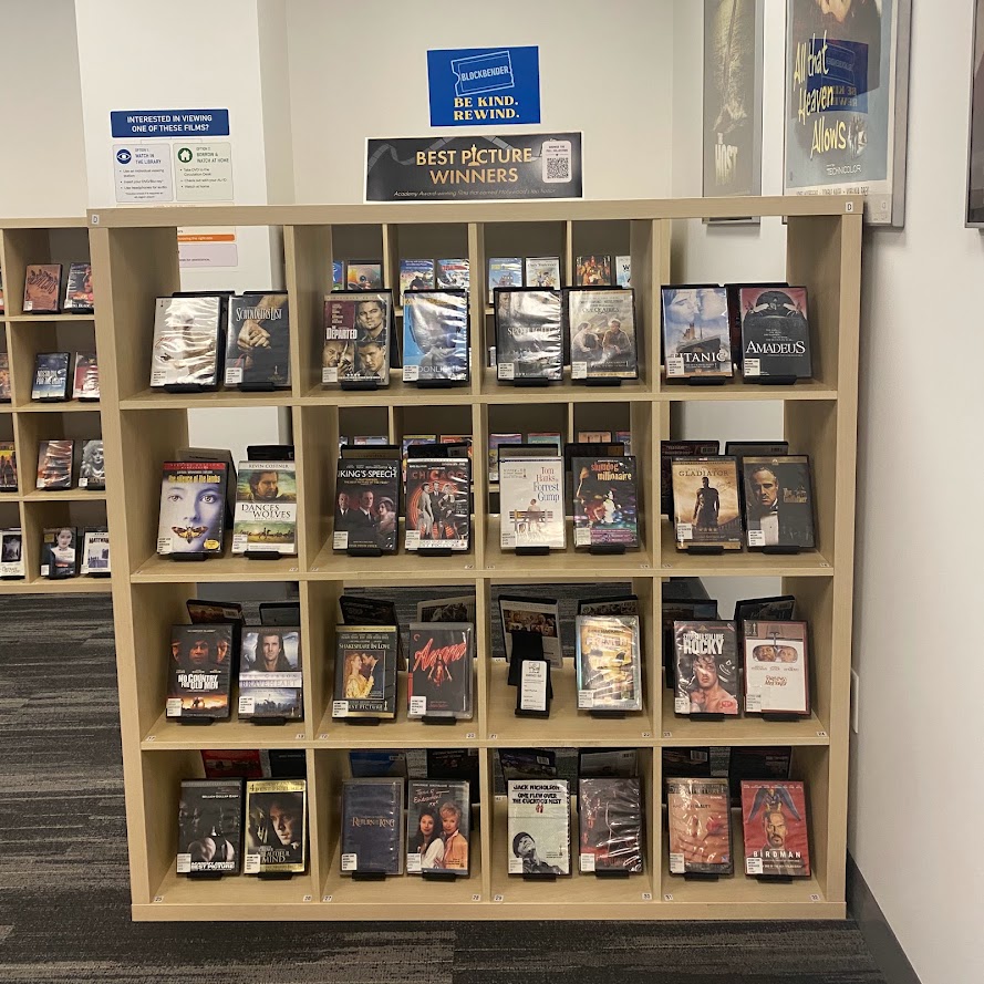 Best Picture Winners collection shelf