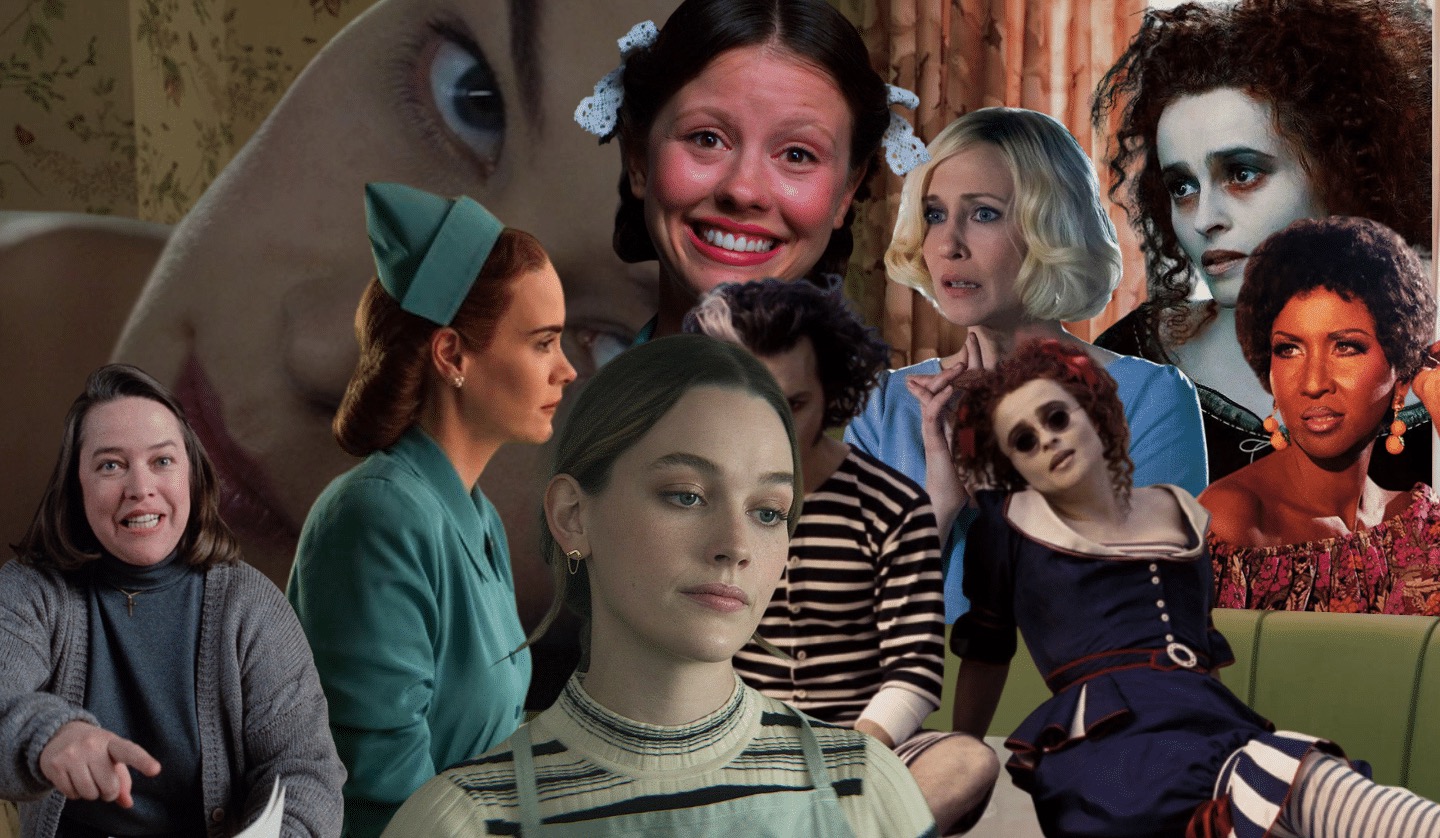 Collage of women in film who are deemed "crazy"